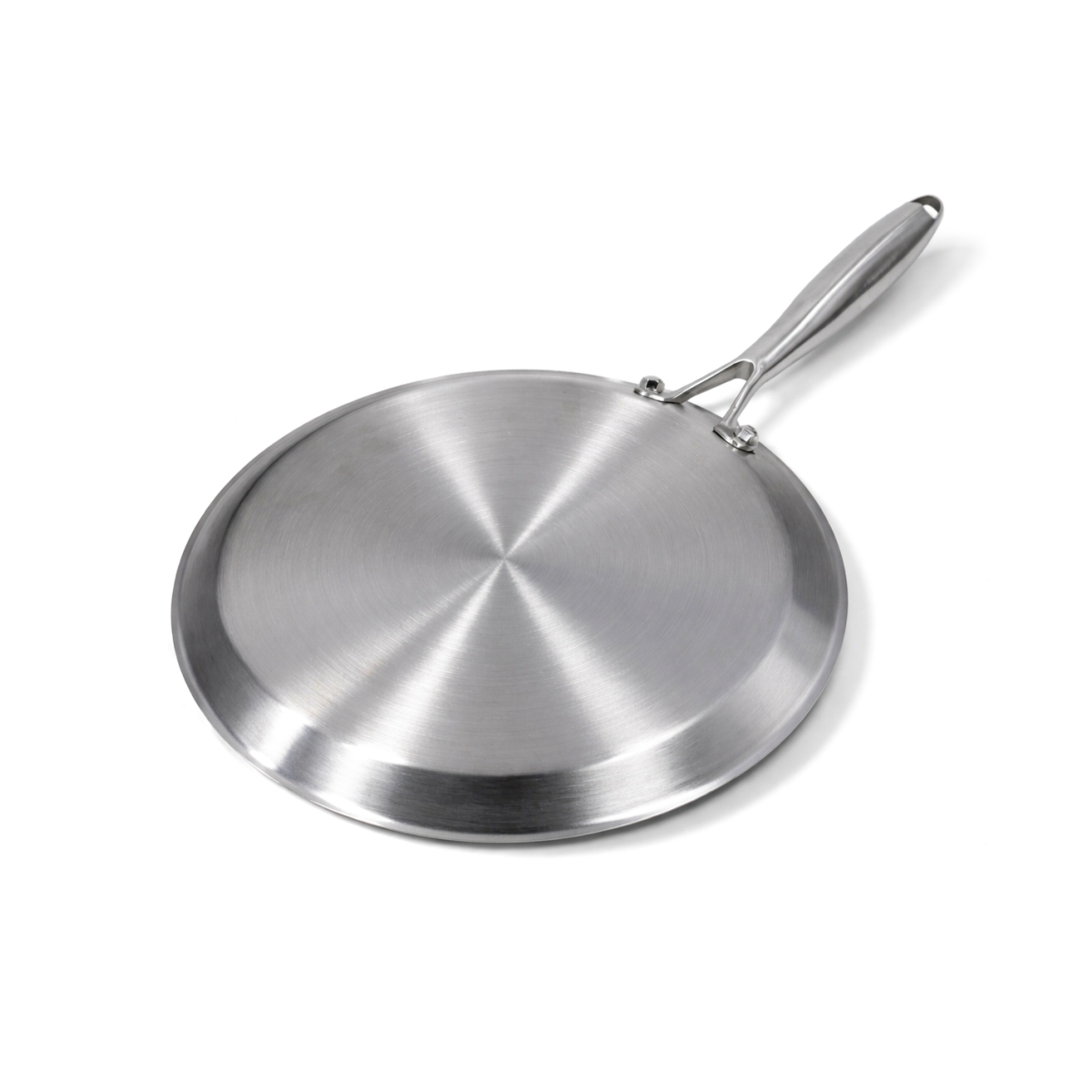Tigaie inox Ø 28 cm din oțel inoxidabil 304. Tigaie rezistentă pentru gătit zilnic, cu mâner ergonomic. Nu este compatibilă cu mașina de spălat vase.