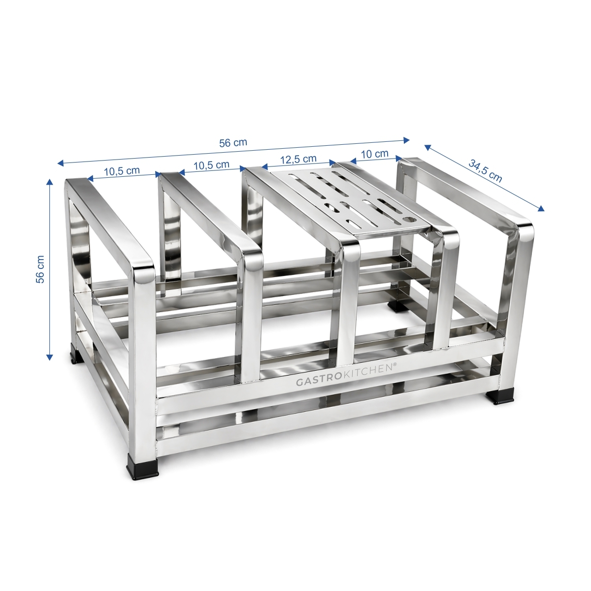 Suport din inox pentru tocătoare și cuțite | Gastrokitchen