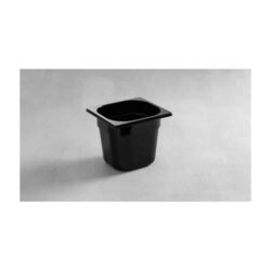 GN 1/6 - 150 mm POLICARBONAT - negru | Hendi 862711