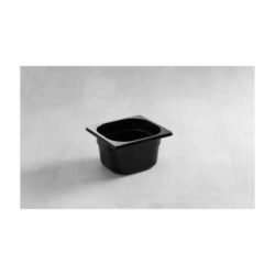 Gastronormă GN 1/6 - 100 mm - POLICARBONAT - neagră | Hendi 862728