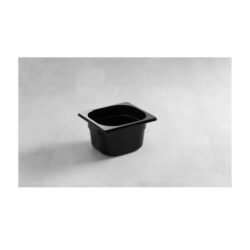 Gastronormă GN 1/6 - 65 mm - POLICARBONAT - neagră | Hendi 862735