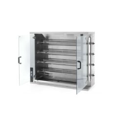 Grătar rotisor pentru pui - pe gaz 16-20 | Hendi 226087