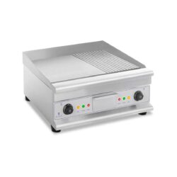 Plită electrică de grill - striată/netedă 60 cm - 2 x 3,2 kW | RCG-60GB