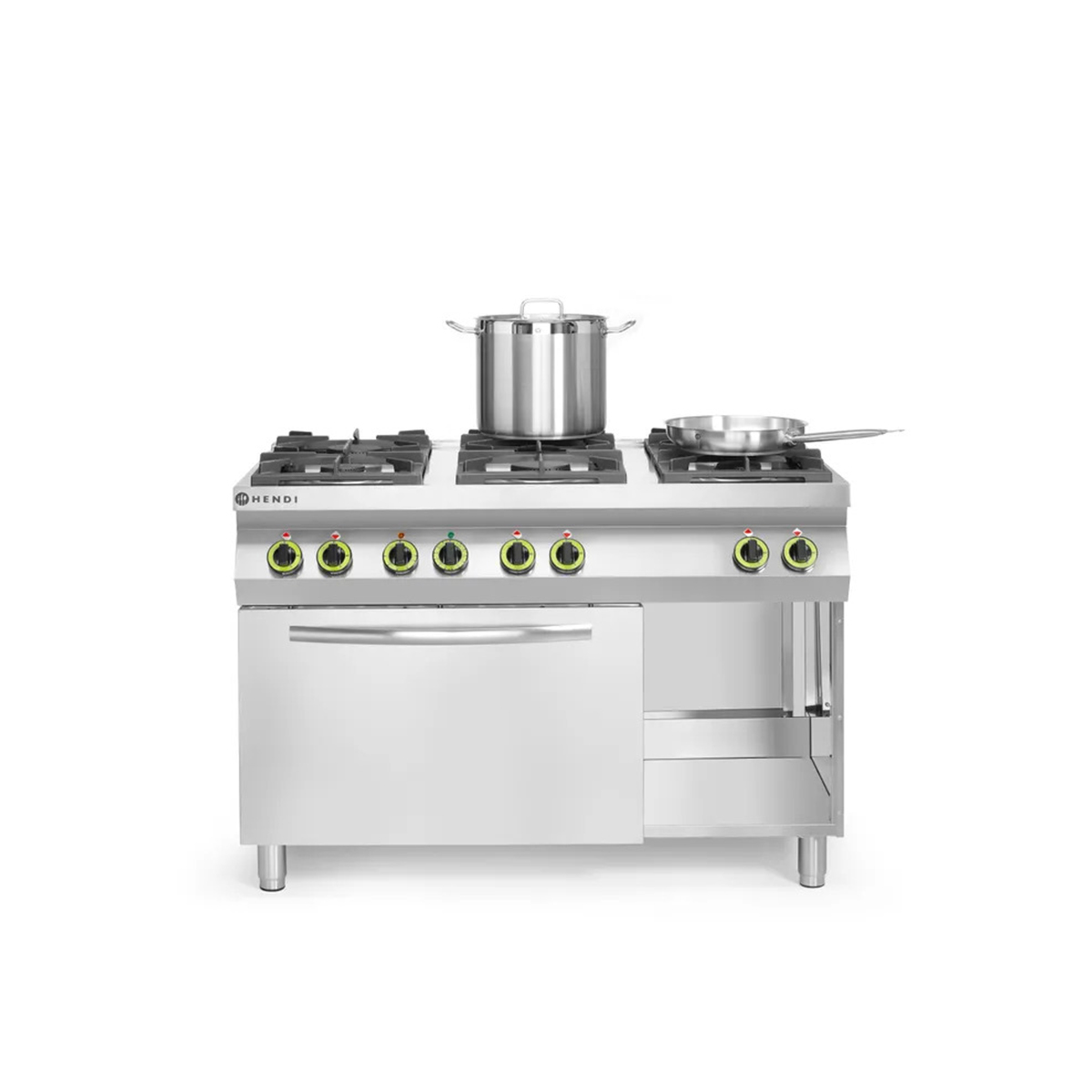 Aragaz combinat cu cuptor electric GN 1/1 - 28,5 kW | Hendi 225899