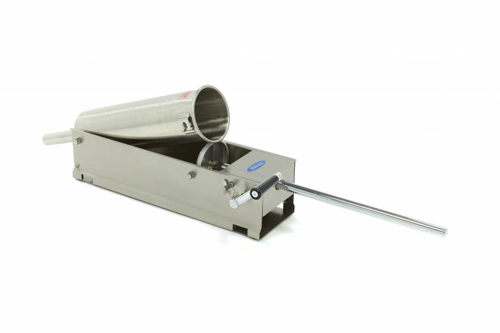 Umplutor orizontal pentru cârnați - 7 L - 4 tuburi de umplere | Maxima 09300469