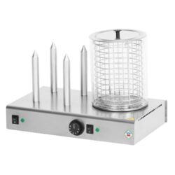 Aparat hot-dog - 4 țepușe cu recipient | HD-4N