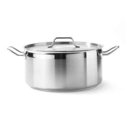 Oală joasă cu capac - 12 L - Ø 320 mm - Profi Line | Hendi 830604