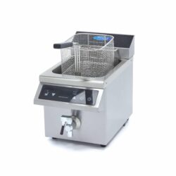Friteuză cu inducție cu robinet - 1x8 L | Maxima 09371090