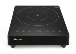 Plită cu inducție Kitchen Line - 3500 W - negru | Hendi 239421