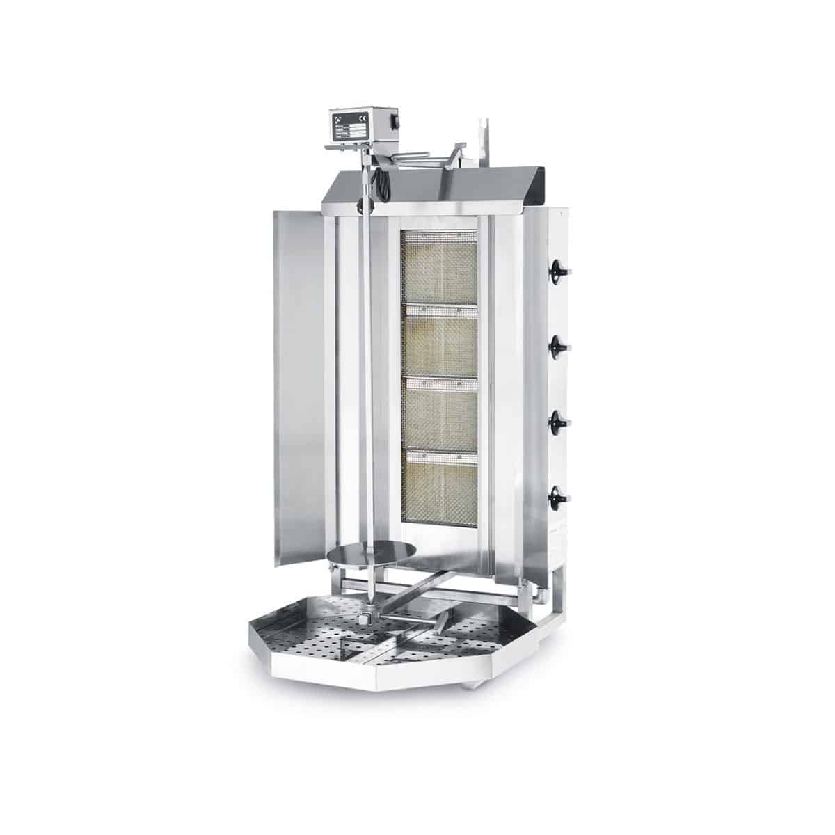 Grătar kebab pe gaz PROFI LINE - 12 kW | Hendi 226001
