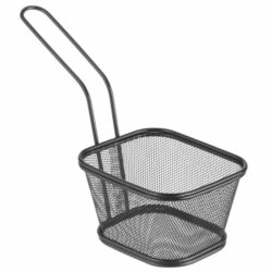 Coș pentru prăjituri negru - 130 x 115 mm | Hendi 425695
