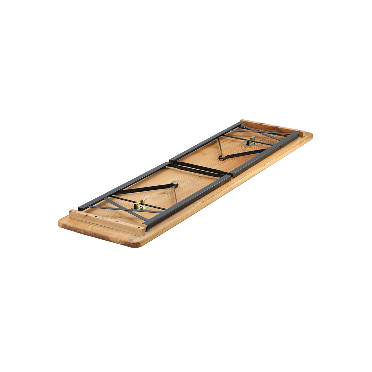 Set de grădină pliabil - 177 cm - masă + 2 bănci