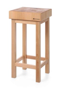 Bloc de tăiat carne cu suport - 400x400x110 mm | Hendi 505618