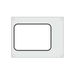 Matriță pentru aparat de termosudat Hendi - tavă 1 compartiment 187x137 mm | Hendi 805664