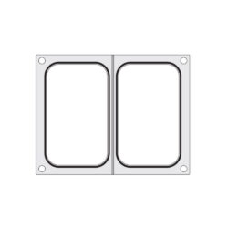 Matriță pentru aparat de termosudare Hendi - 2 tăvi 178 x 113mm | Hendi 805589