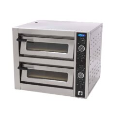 Cuptor Pizza Deluxe - 4 + 4 x 30 cm - 400 V | Maxima 09370030