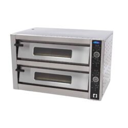 Cuptor Pizza Deluxe - 6 + 6 x 30 cm - 400 V | Maxima 09370050