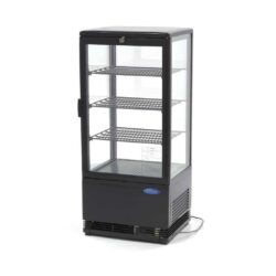 Vitrină frigorifică cu afișaj - 78 L - neagră | Maxima 09400806