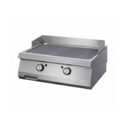 Plită pe gaz profesională Maxima - striată - dublă | 09396010