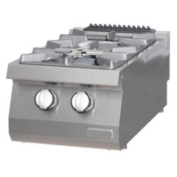 Aragaz profesional pe gaz - 2 arzătoare | Maxima 09396001