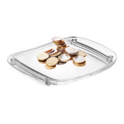 Tavă pentru monede, suport monede – transparent cu spațiu pentru reclamă | Gastrokitchen