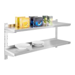 Poliță de perete - 2 rafturi - 120 cm