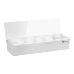 Suprastructură cu recipiente pentru ingrediente de bucătărie - 6 x 450 ml | RCCBP6