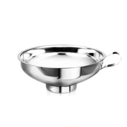 Pâlnie din inox cu gât scurt și mâner - mărimea S | Gastrokitchen