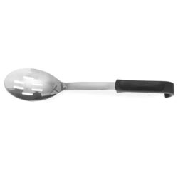 Lingură perforată pentru scurgere - 345 mm - neagră | Hendi 529201