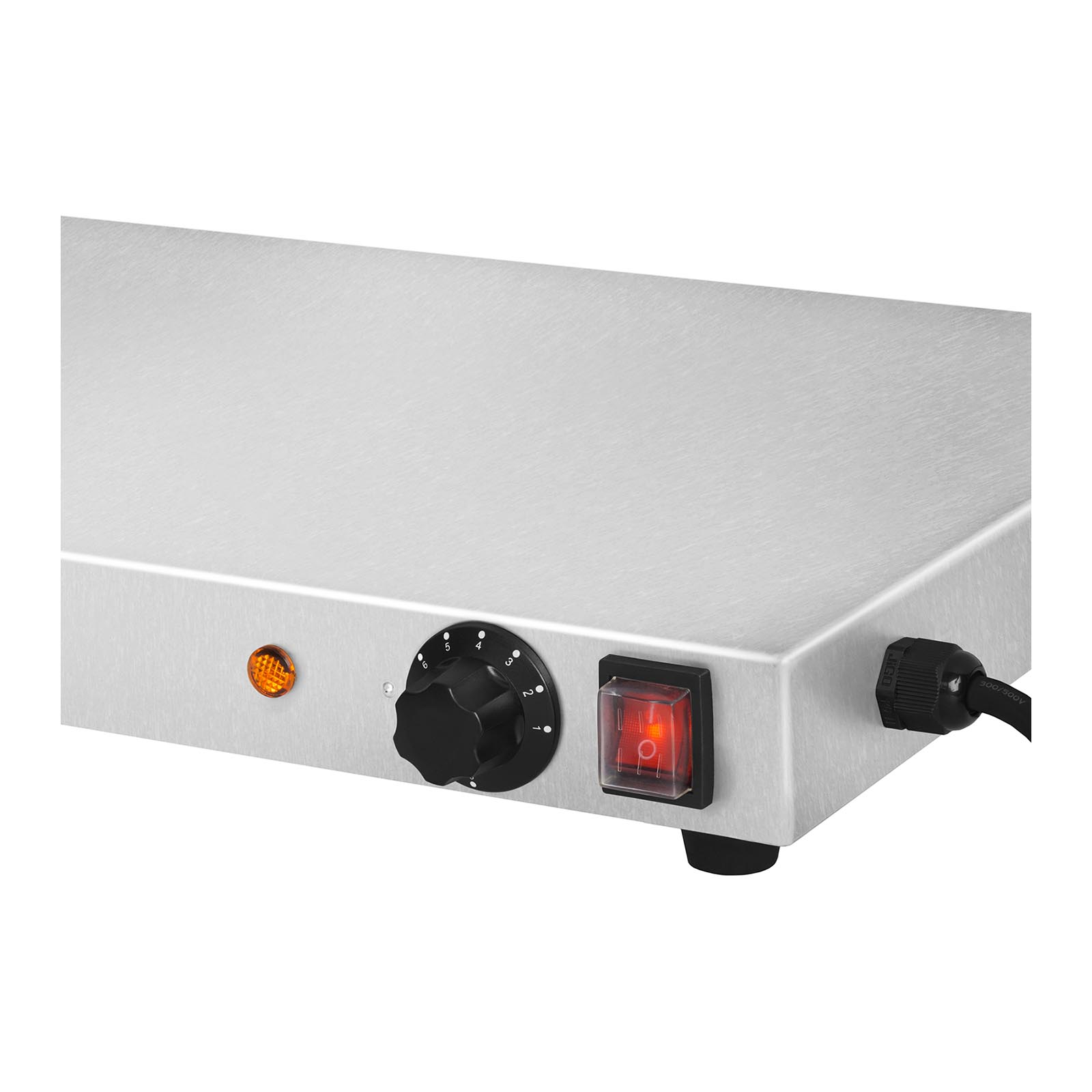 Placă de încălzire - 600 W - inox