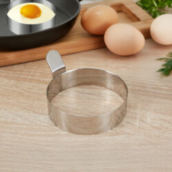 Formă rotundă din inox pentru ouă, clătite sau prăjituri - Ø 9 cm | Gastrokitchen