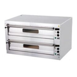 Cuptor pizza 2X6, plăci refractare | termometru digital P-12