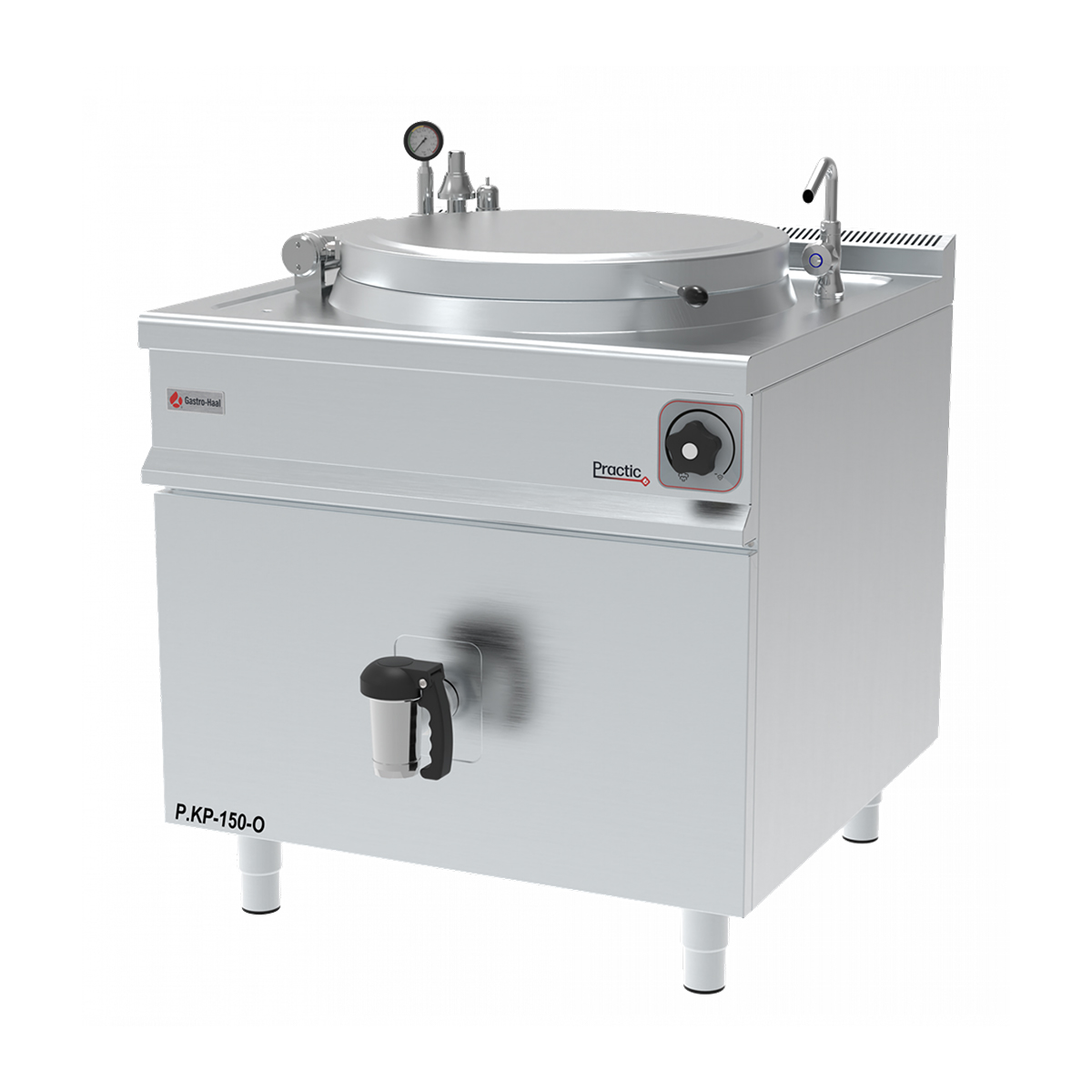 Cazan de gătit cu abur - duplicator rotund