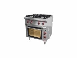 Aragaz pe gaz cu cuptor electric | 700.KG-4/PE-1