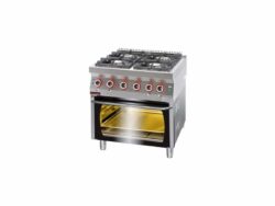 Aragaz pe gaz cu cuptor electric | 700.KG-4/PE-2