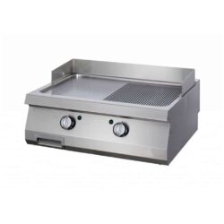 Plită grill pe gaz, striată/netedă - 14 kW | Maxima 09396000