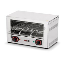 Prăjitorul de pâine profesional - 2000 W | TO-930GH este un aparat electric cu design modern, cu dimensiunile 450 x 250 x 290 mm (l x ad x h).