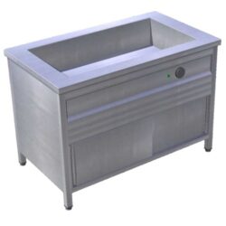 Bufet termic cu reșou 4XGN1/1 | cuvă sudată EOSK