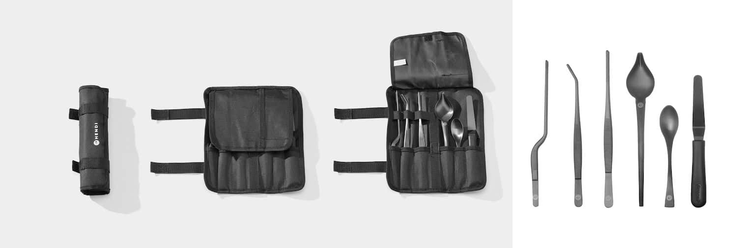 Set pentru plating Chef - 6 piese - negru | Hendi 400074