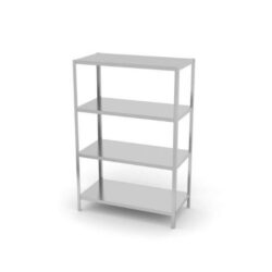 Raft depozitare Kitchen Line - 4 polițe - 1200x500x1800 mm | Hendi 812549