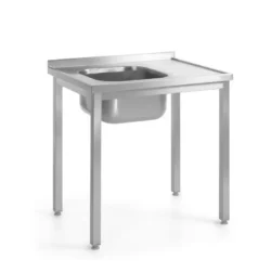 Masă cu o chiuvetă - asamblare cu șuruburi - 1000x600x850 mm | Hendi 812648