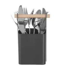 Organizator de masă - negru - 140x105x190 mm | Hendi 427064