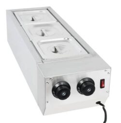 Bain-marie pentru topit și încălzit ciocolată 3xGN 1/6