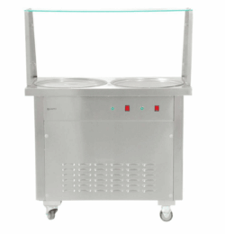 Mașină pentru înghețată thailandeză – înghețată rulată