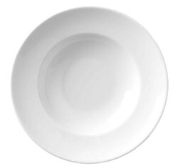 Farfurie pentru paste Speciale Saturnia albă - Ø 265 mm