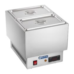 Bain-marie pentru ciocolată - 2 x 1/4 GN | RCCM-250-2GN