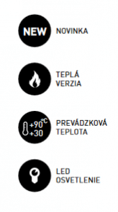 Vitrină caldă de tejghea RTR 130L-2 -
