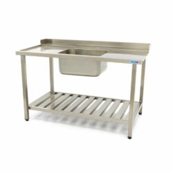 Masa de spălat cu chiuvetă - 1600x750 mm - stânga | Maxima 09201035