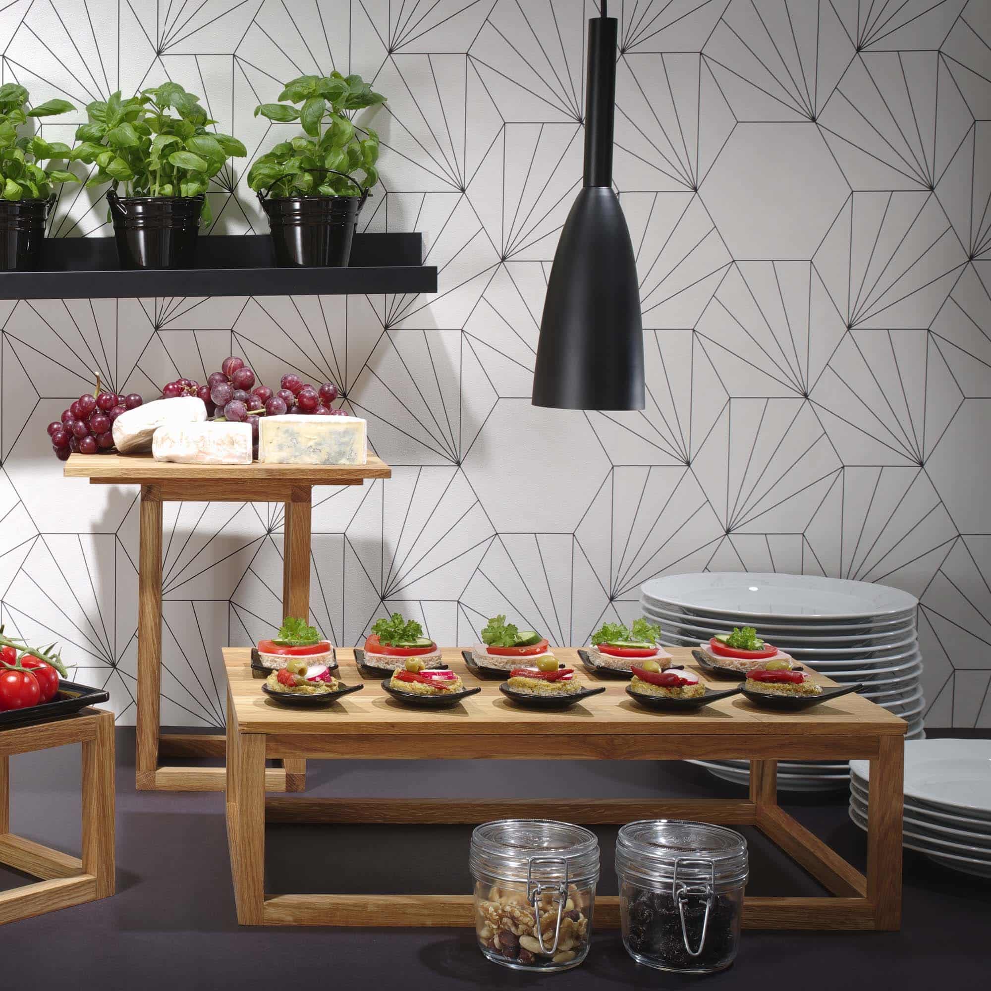 Cutie Madeira Black pentru tacâmuri și șervețele 280x180x120 mm | Fine Dine