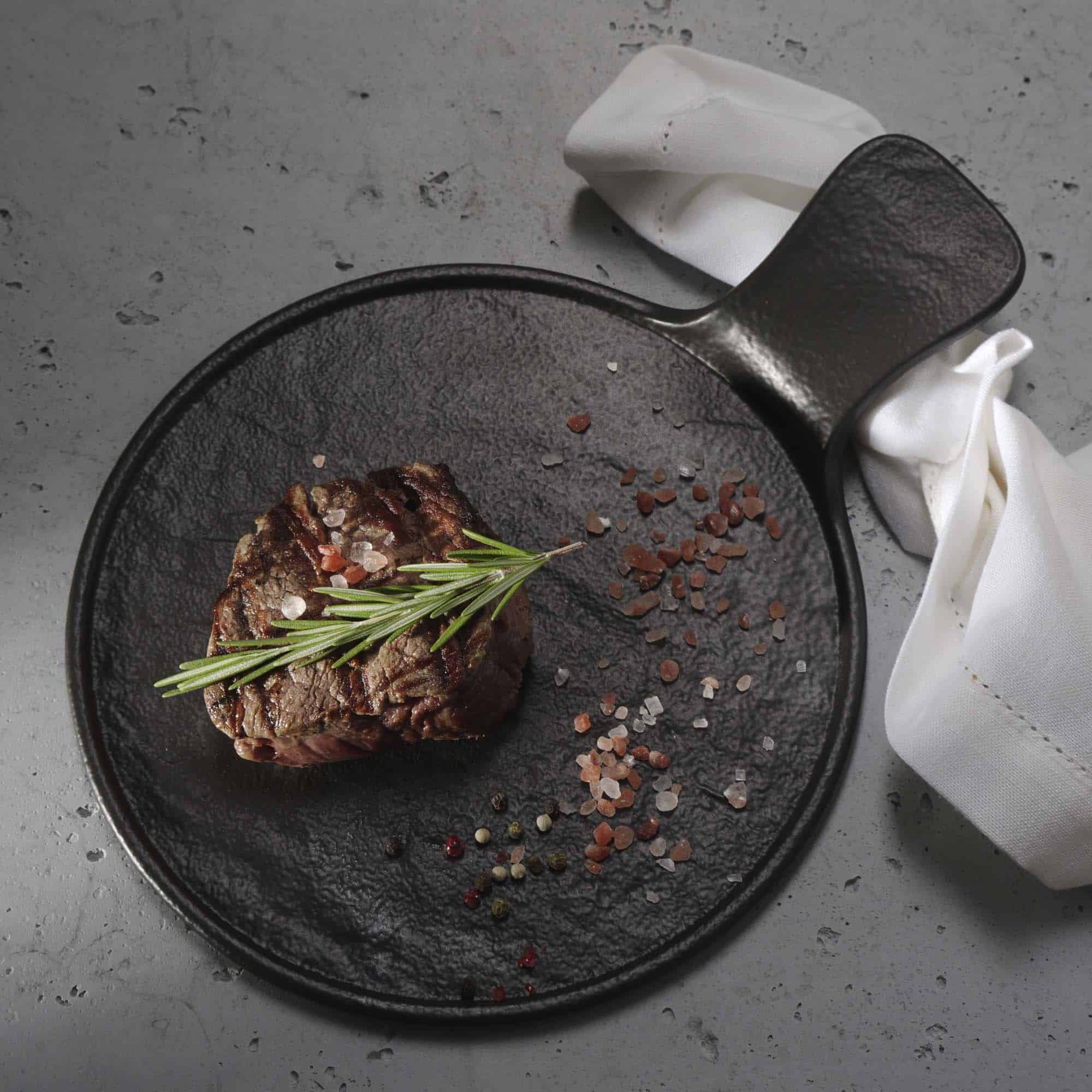 Platou de servire cu mâner Crust - 300x220 mm | Fine Dine